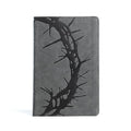 CSB Large Print Personal Size Reference Bible, Charcoal Leathertouch - Imitation Leather