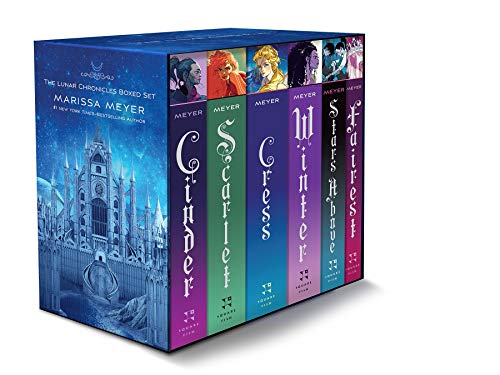 The Lunar Chronicles Boxed Set: Cinder, Scarlet, Cress, Fairest, Stars Above, Winter - Paperback