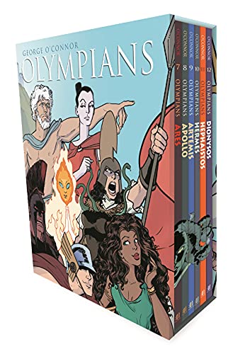 Olympians Boxed Set Books 7-12: Ares, Apollo, Artemis, Hermes, Hephaistos, and Dionysos - Paperback