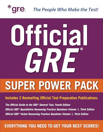 Official GRE Super Power Pack, Third Edition - Paperback