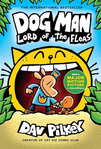 Dog Man: Lord of the Fleas: A Graphic Novel (Dog Man #5): From the Creator of Captain Underpants: Volume 5 - Hardcover