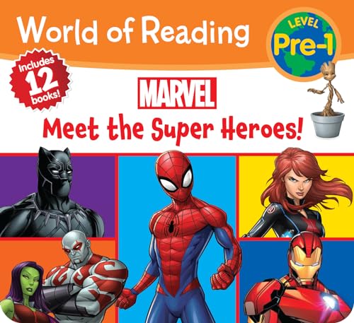 World of Reading Marvel: Meet the Super Heroes!-Pre-Level 1 Boxed Set - Boxed Set
