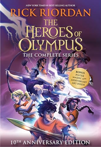 Heroes of Olympus Paperback Boxed Set, The-10th Anniversary Edition [With Poster] - Boxed Set