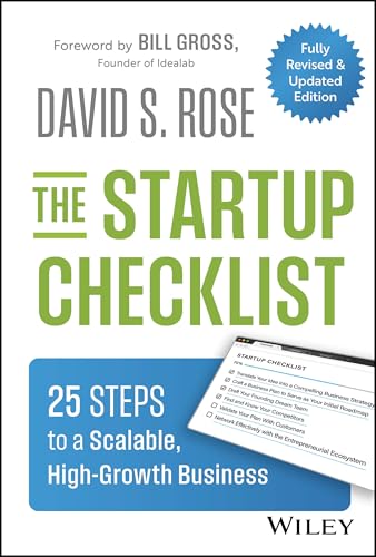 The Startup Checklist: 25 Steps to a Scalable, High-Growth Business - Hardcover