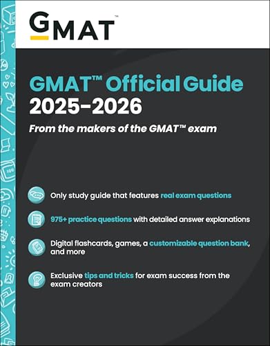 GMAT Official Guide 2025 - 2026: Book + Online Question Bank - Paperback