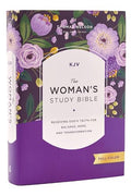 Kjv, the Woman's Study Bible, Hardcover, Red Letter, Full-Color Edition, Comfort Print: Receiving God's Truth for Balance, Hope, and Transformation - Hardcover