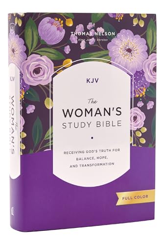 Kjv, the Woman's Study Bible, Hardcover, Red Letter, Full-Color Edition, Comfort Print: Receiving God's Truth for Balance, Hope, and Transformation - Hardcover