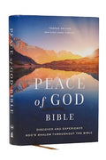 Peace of God Bible: Discover and Experience God's Shalom Throughout the Bible (Nkjv, Hardcover, Red Letter, Comfort Print) - Hardcover