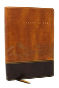 Peace of God Bible: Discover and Experience God's Shalom Throughout the Bible (Nkjv, Brown Leathersoft, Red Letter, Comfort Print) - Imitation Leather