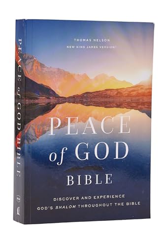 Peace of God Bible: Discover and Experience God's Shalom Throughout the Bible (Nkjv, Softcover, Red Letter, Comfort Print) - Paperback