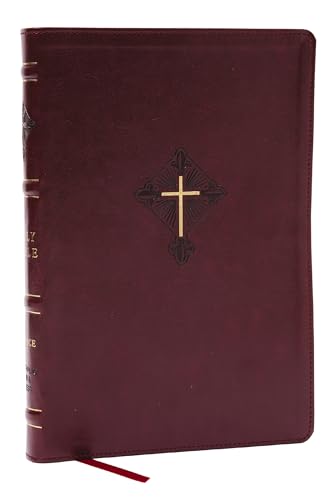 Rsv2ce, Thinline Large Print Catholic Bible, Crimson Leathersoft, Comfort Print - Imitation Leather