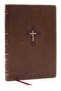 Rsv2ce, Thinline Large Print Catholic Bible, Brown Leathersoft, Comfort Print - Imitation Leather