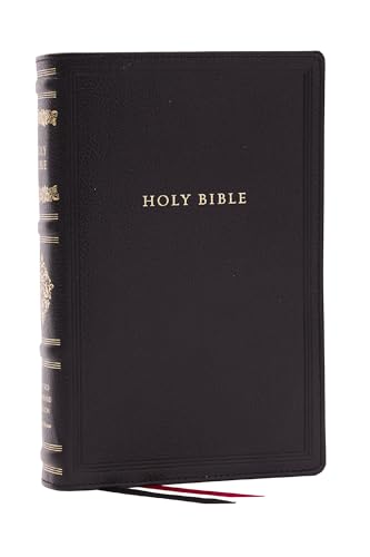 RSV Personal Size Bible with Cross References, Black Leathersoft, (Sovereign Collection) - Imitation Leather