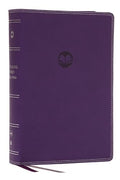 Enduring Word Study Bible: Pastoral Commentary from Every Chapter of the Bible (Nkjv, Purple Leathersoft, Red Letter, Comfort Print) - Imitation Leather