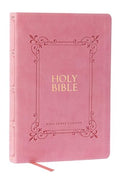 KJV Holy Bible: Large Print with 53,000 Center-Column Cross References, Pink Leathersoft, Red Letter, Comfort Print (Thumb Indexed): King James Versio - Imitation Leather