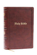 KJV Holy Bible: Personal Size Giant Print, Brown Leathersoft, Red Letter, Comfort Print: King James Version - Imitation Leather
