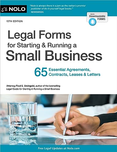 Legal Forms for Starting & Running a Small Business: 65 Essential Agreements, Contracts, Leases & Letters - Paperback
