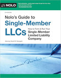 Nolo's Guide to Single-Member Llcs: How to Form & Run Your Single-Member Limited Liability Company - Paperback