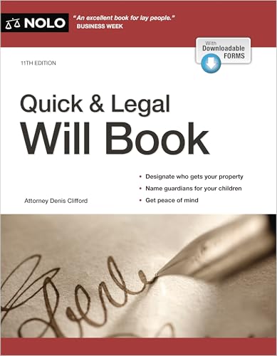 Quick & Legal Will Book - Paperback