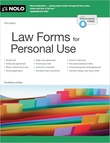 Law Forms for Personal Use - Paperback