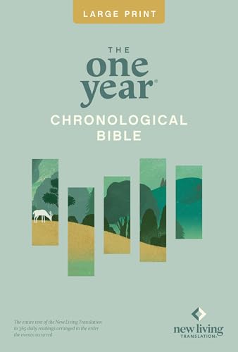 One Year Chronological Bible-NLT-Premium Slimline Large Print - Paperback