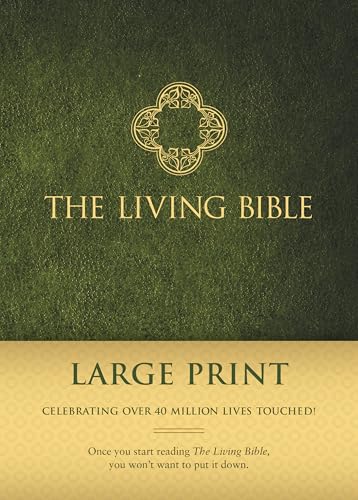 Living Bible Paraphrased-LIV-Large Print - Hardcover