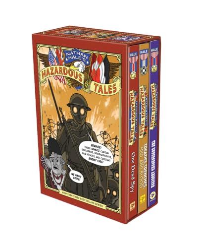 Nathan Hale's Hazardous Tales 3-Book Box Set: A Graphic Novel Collection - Hardcover