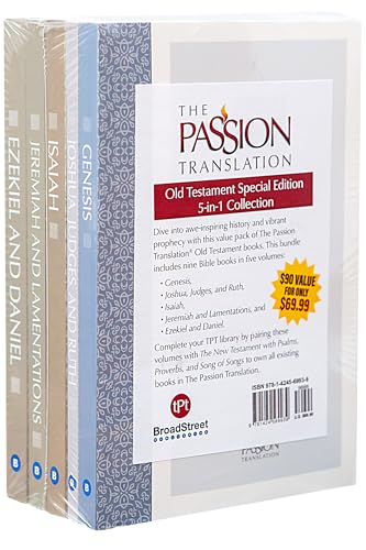 The Passion Translation Old Testament Special Edition: 5-In-1 Collection - Paperback