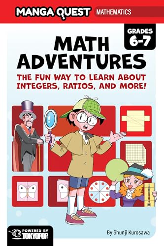 Manga Quest Mathematics: Math Adventures with Integers, Ratios, and More! - Paperback