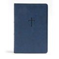 CSB Everyday Study Bible, Navy Cross Leathertouch - Imitation Leather
