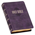 KJV Compact Large Print Lux-Leather Purple - Imitation Leather