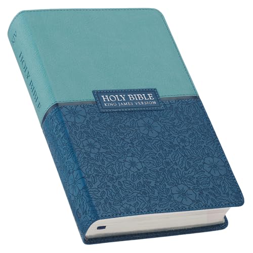 KJV Giant Print Lux-Leather Blue - Imitation Leather