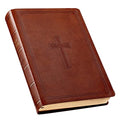 KJV Super Giant Print Lux-Leather Tan - Imitation Leather