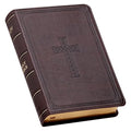 KJV Compact Large Print Lux-Leather DK Brown - Imitation Leather