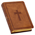 KJV Compact Large Print Lux-Leather Tan - Imitation Leather