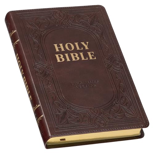 KJV Gift Edition Bible Dark Brown - Leather