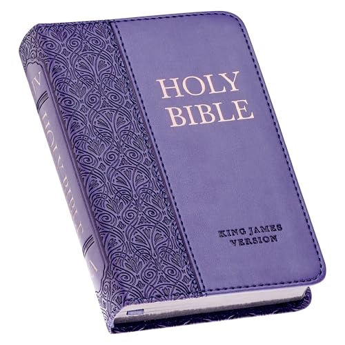KJV Bible Mini Pocket Purple - Leather