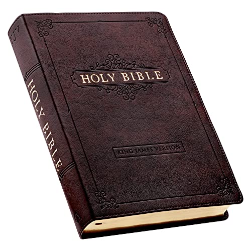 KJV Bible Giant Print Full Size Black - Leather