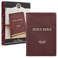 KJV Bible Thinline Brown - Leather