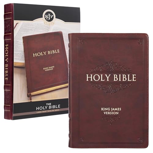 KJV Bible Thinline Brown - Leather