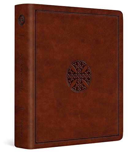 ESV Journaling Bible (Trutone, Brown, Mosaic Cross Design) - Imitation Leather