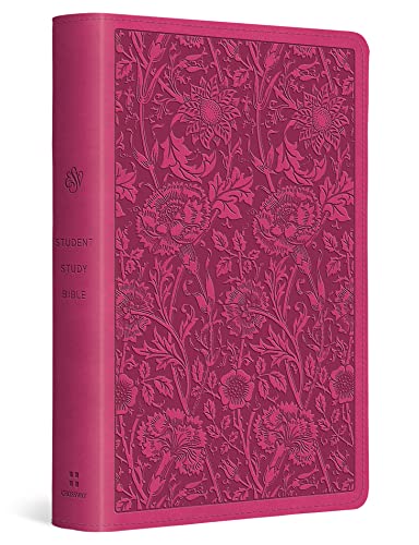ESV Student Study Bible (Trutone, Berry, Floral Design) - Imitation Leather