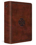 ESV Journaling Bible, Interleaved Edition (Trutone, Mahogany, Mosaic Cross Design) - Imitation Leather