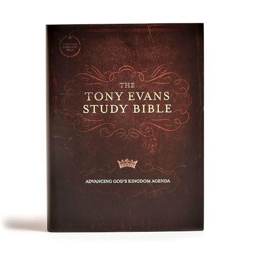 CSB Tony Evans Study Bible, Hardcover: Study Notes and Commentary, Articles, Videos, Easy-To-Read Font - Hardcover