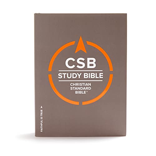 CSB Study Bible, Hardcover: Red Letter, Study Notes and Commentary, Illustrations, Ribbon Marker, Sewn Binding, Easy-To-Read Bible Serif Type - Hardcover