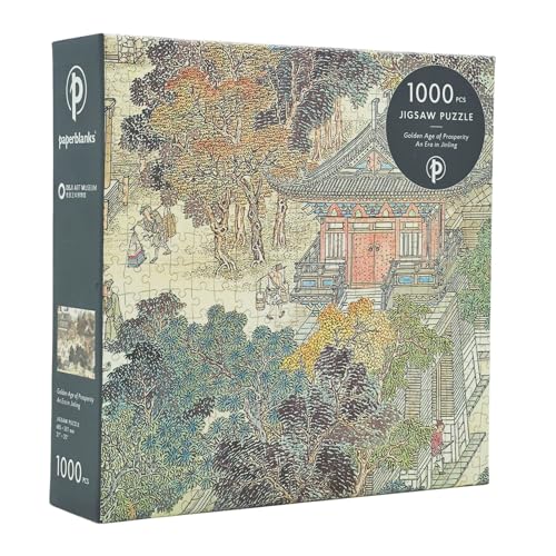 Golden Age of Prosperity 1000 Piece Jigsaw Puzzle, Deji Art Museum Collection by Paperblanks (an Era in Jinling) - Other