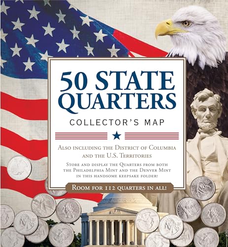 50 State Quarters Map - Folded