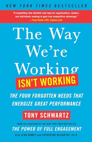 The Way We're Working Isn't Working: The Four Forgotten Needs That Energize Great Performance - Paperback