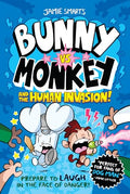 Bunny vs. Monkey and the Human Invasion - Paperback