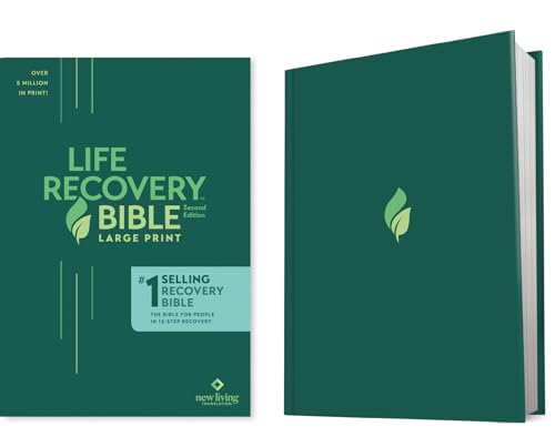 Life Recovery Bible NLT, Large Print - Hardcover